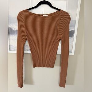 H&M tan top - so cute and flatting size small